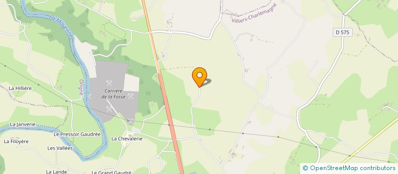 localisation de l'entreprise MONSIEUR CLAUDE HARDY  VILLIERS-CHARLEMAGNE