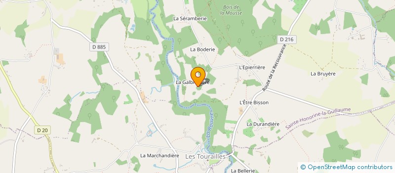localisation de l'entreprise MONSIEUR CLAUDE HARIVEL à SAINTE-HONORINE-LA-GUILLAUME