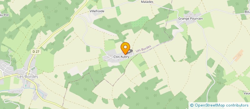 localisation de l'entreprise MONSIEUR CLAUDE HAUER à LES BORDES