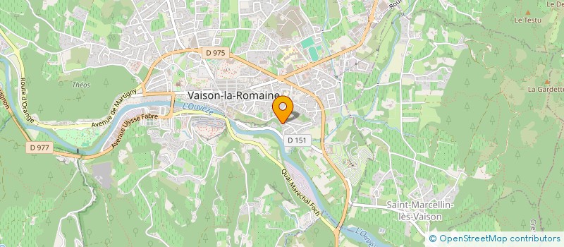 localisation de l'entreprise MONSIEUR CLAUDE HAUT  VAISON-LA-ROMAINE