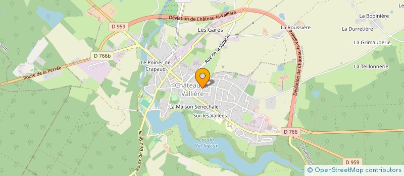 localisation de l'entreprise MONSIEUR CLAUDE HAYES à CHATEAU-LA-VALLIERE