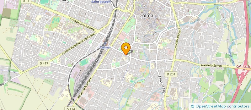 localisation de l'entreprise MONSIEUR CLAUDE HEITZ  COLMAR