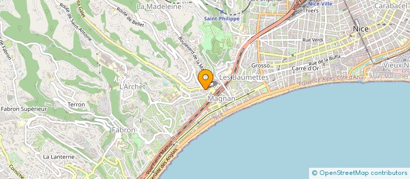 localisation de l'entreprise MONSIEUR CLAUDE HEKIC à NICE