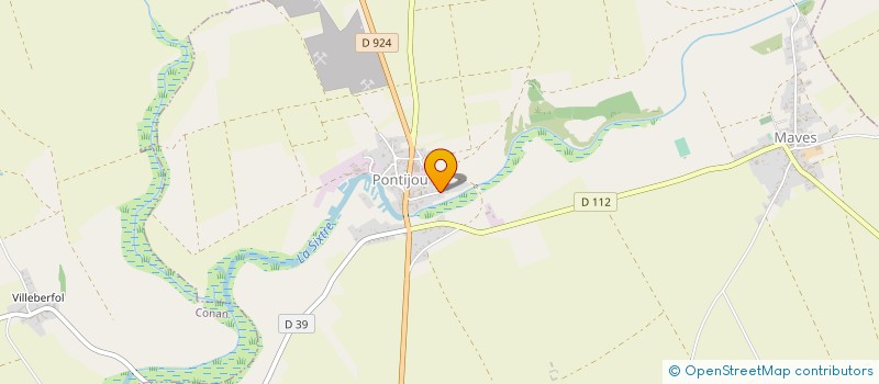 localisation de l'entreprise MONSIEUR CLAUDE HENRI JEROME  SAUJON