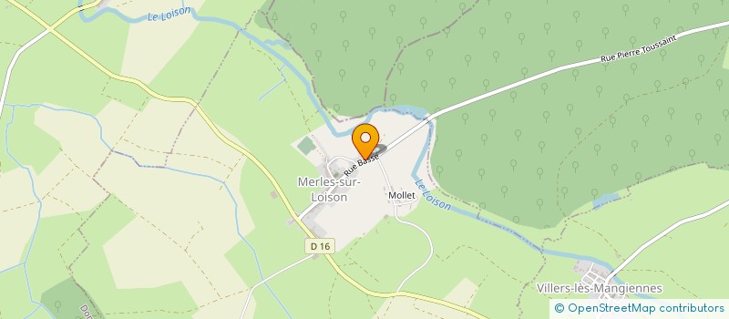 localisation de l'entreprise MONSIEUR CLAUDE HENRY à MERLES-SUR-LOISON