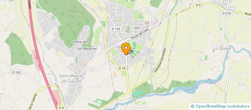 localisation de l'entreprise MONSIEUR CLAUDE HERAUDEAU  SAUZET