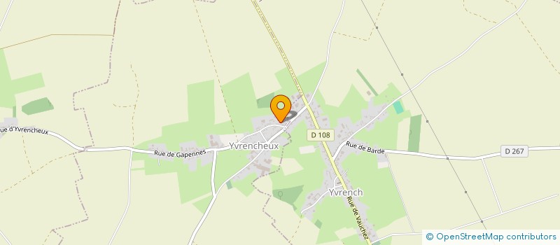 localisation de l'entreprise MONSIEUR CLAUDE HERBRECHT  YVRENCHEUX