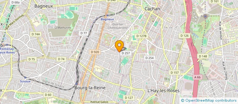 localisation de l'entreprise MONSIEUR CLAUDE HERIN à BOURG-LA-REINE