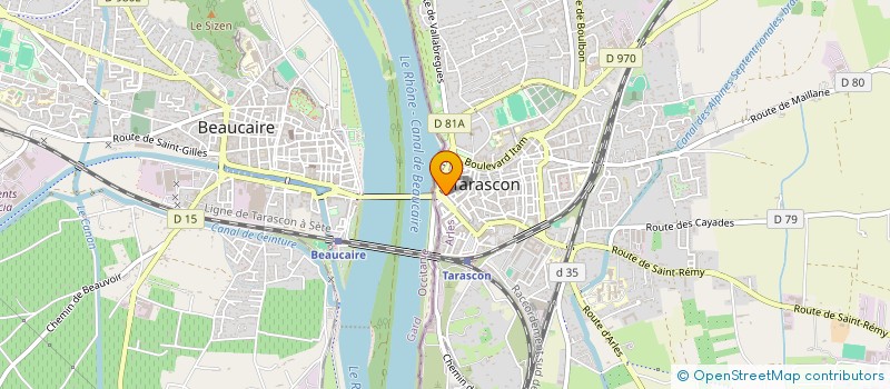 localisation de l'entreprise MONSIEUR CLAUDE HERMESTROFF  TARASCON