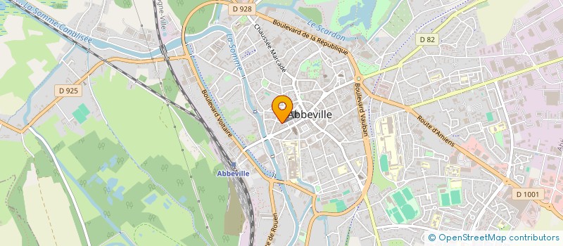 localisation de l'entreprise MONSIEUR CLAUDE HESDIN à ABBEVILLE