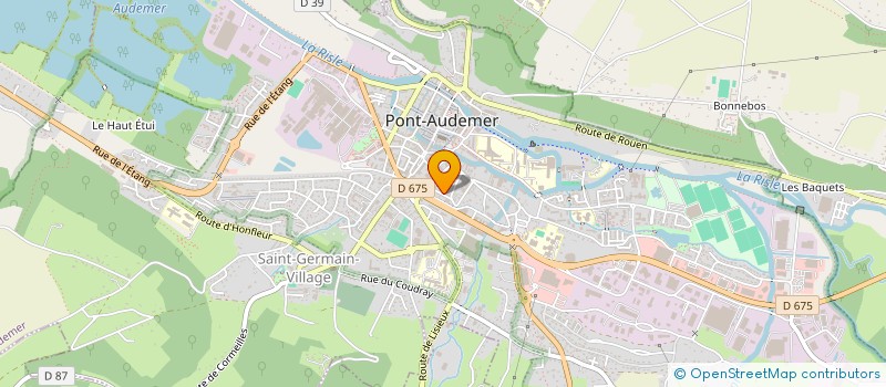 localisation de l'entreprise MONSIEUR CLAUDE HEUDE à PONT-AUDEMER