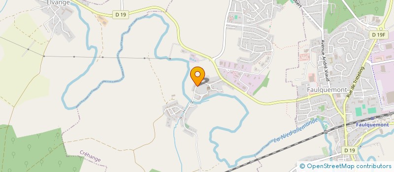 localisation de l'entreprise MONSIEUR CLAUDE HEYDEL  CREHANGE