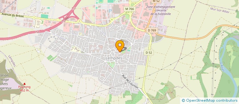 localisation de l'entreprise MONSIEUR CLAUDE HILION  LEMPDES