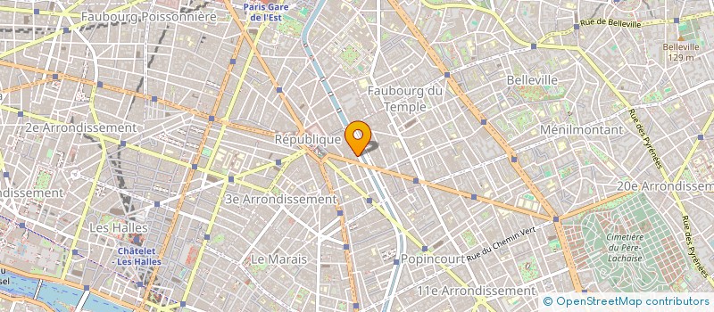 localisation de l'entreprise MONSIEUR CLAUDE HINARD  PARIS