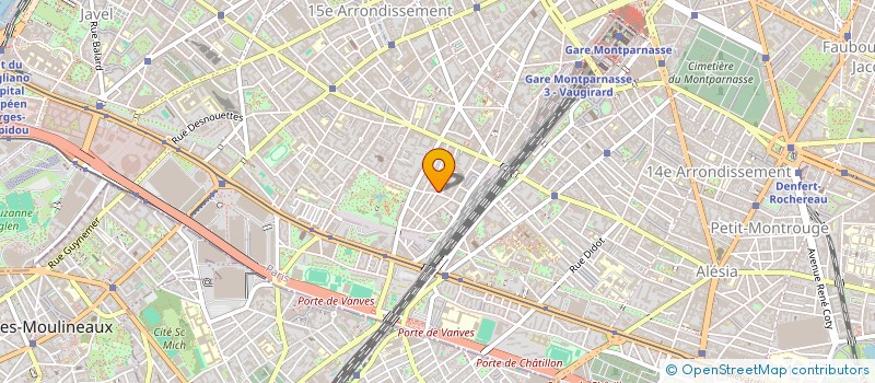 localisation de l'entreprise MONSIEUR CLAUDE HOARAU à PARIS