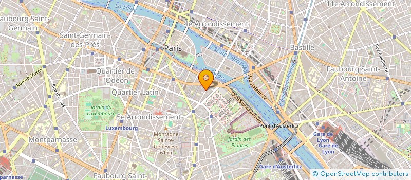 localisation de l'entreprise MONSIEUR CLAUDE HONNELAITRE à PARIS