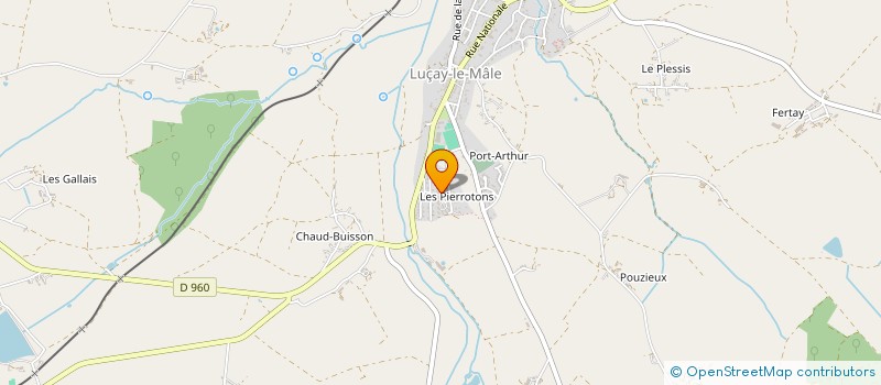 localisation de l'entreprise MONSIEUR CLAUDE HORGET à VILLENTROIS-FAVEROLLES-EN-BERRY