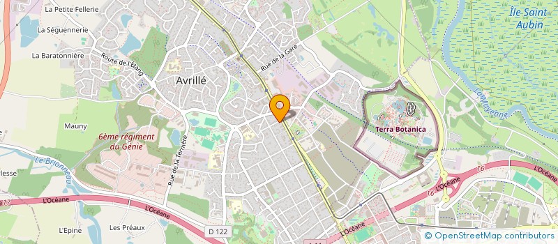 localisation de l'entreprise MONSIEUR CLAUDE HOUGUET à AVRILLE