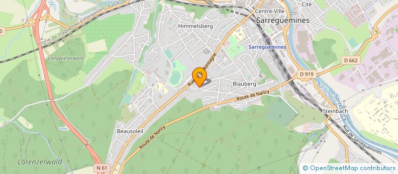 localisation de l'entreprise MONSIEUR CLAUDE HOUPERT  SARREGUEMINES