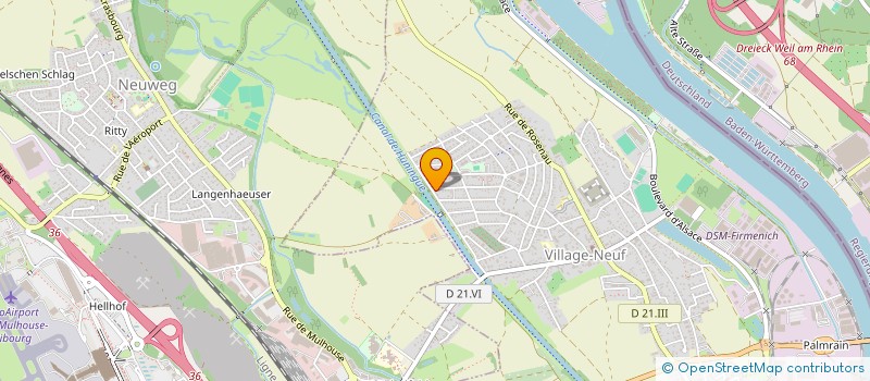 localisation de l'entreprise MONSIEUR CLAUDE HUEBER  VILLAGE-NEUF