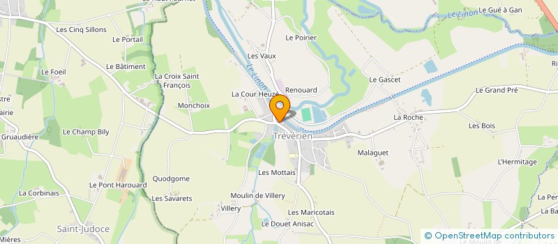 localisation de l'entreprise MONSIEUR CLAUDE HUET  TREVERIEN