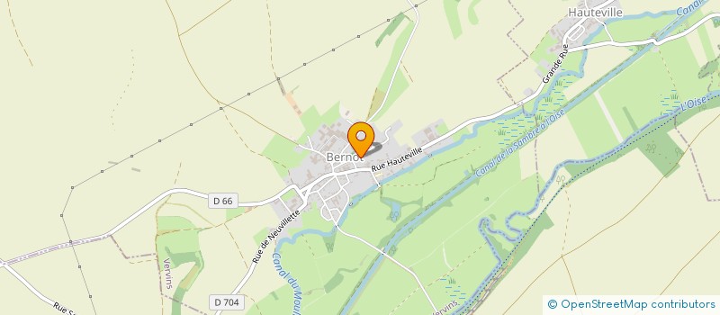 localisation de l'entreprise MONSIEUR CLAUDE HUET  BERNOT