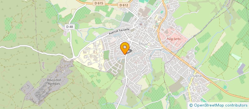 localisation de l'entreprise MONSIEUR CLAUDE HUMBERT  THUIR