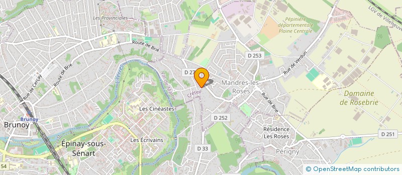 localisation de l'entreprise MONSIEUR CLAUDE HURE à MANDRES-LES-ROSES