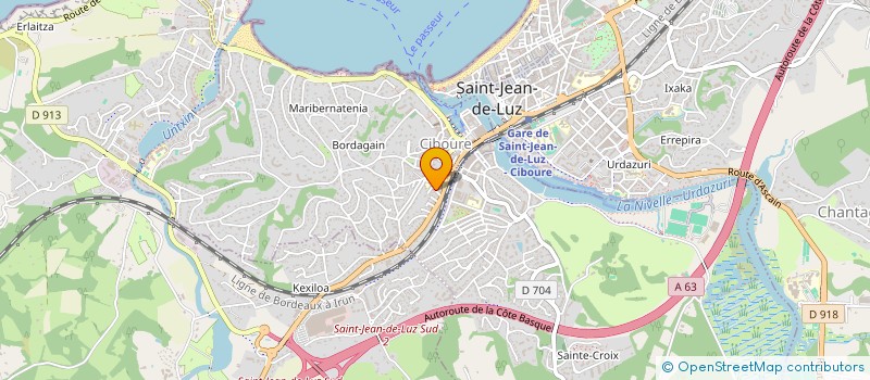 localisation de l'entreprise MONSIEUR CLAUDE IRIBARREN à CIBOURE