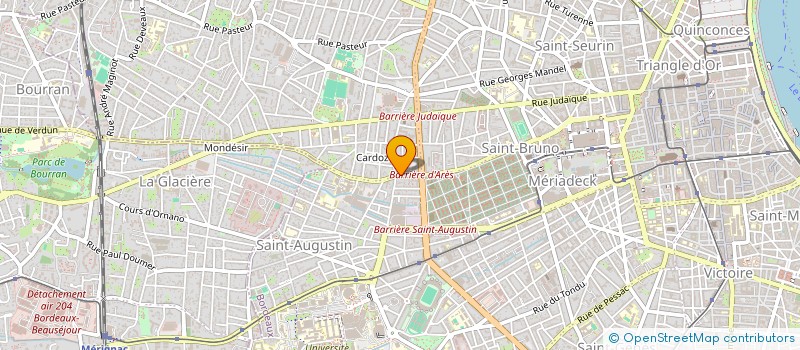 localisation de l'entreprise MONSIEUR CLAUDE ISNARD  BORDEAUX