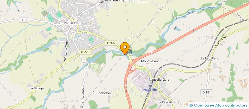 localisation de l'entreprise MONSIEUR CLAUDE ISSANCHOU  NAUCELLE