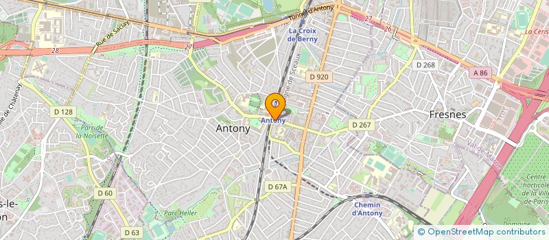 localisation de l'entreprise MONSIEUR CLAUDE JACOBSON à ANTONY