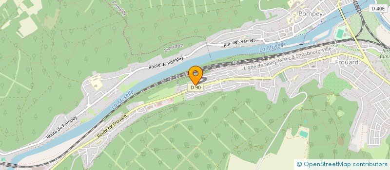 localisation de l'entreprise MONSIEUR CLAUDE JACQUEMIN  FROUARD