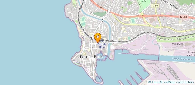 localisation de l'entreprise MONSIEUR CLAUDE JACQUES  PORT-DE-BOUC