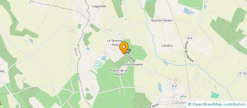 localisation de l'entreprise MONSIEUR CLAUDE JALBY  CADALEN