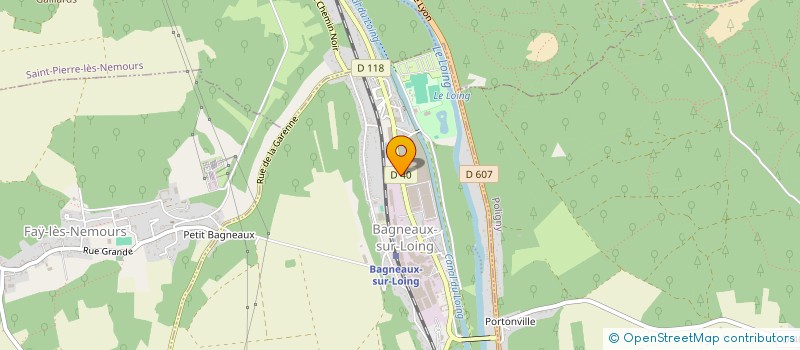 localisation de l'entreprise MONSIEUR CLAUDE JAMET  BAGNEAUX-SUR-LOING