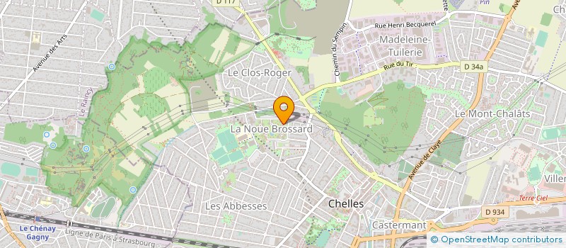 localisation de l'entreprise MONSIEUR CLAUDE JANOT  CHELLES