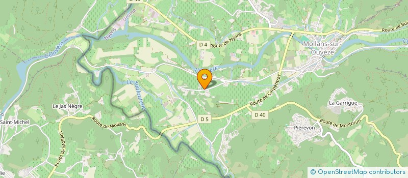 localisation de l'entreprise MONSIEUR CLAUDE JAVEL  MOLLANS-SUR-OUVEZE