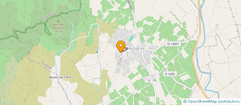 localisation de l'entreprise MONSIEUR CLAUDE JEAN à AUTIGNAC