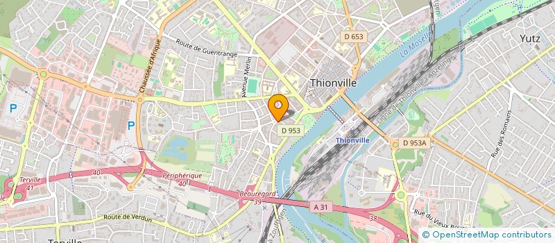 localisation de l'entreprise MONSIEUR CLAUDE JEAN à THIONVILLE
