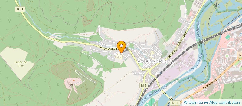 localisation de l'entreprise MONSIEUR CLAUDE-JEAN BRUN à ARS-SUR-MOSELLE