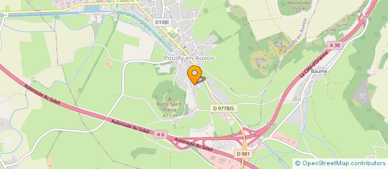 localisation de l'entreprise MONSIEUR CLAUDE JEAN-GIRARDOT à POUILLY-EN-AUXOIS