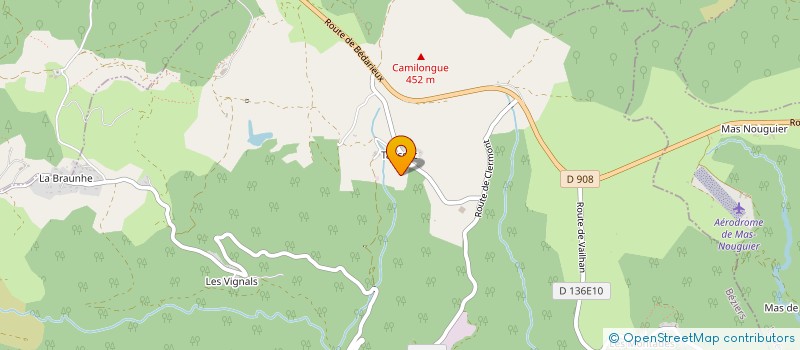 localisation de l'entreprise MONSIEUR CLAUDE JEANJEAN  PEZENES-LES-MINES