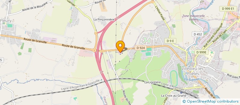 localisation de l'entreprise MONSIEUR CLAUDE JEANNE  LA BLOUTIERE