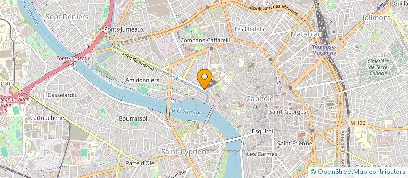 localisation de l'entreprise MONSIEUR CLAUDE JEANZAC à TOULOUSE