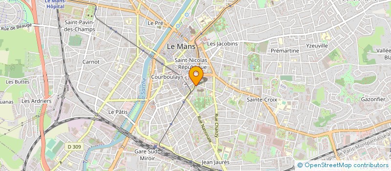 localisation de l'entreprise MONSIEUR CLAUDE JEHANNO  LE MANS