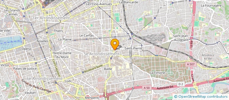 localisation de l'entreprise MONSIEUR CLAUDE JIMENES à MARSEILLE