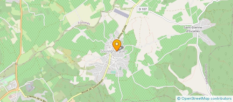 localisation de l'entreprise MONSIEUR CLAUDE JOEL MIENS  SOUVIGNARGUES