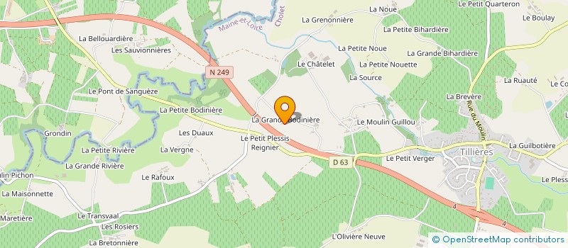 localisation de l'entreprise MONSIEUR CLAUDE JOLIVET à SEVREMOINE