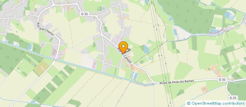 localisation de l'entreprise MONSIEUR CLAUDE JOLY à FLINES-LEZ-RACHES